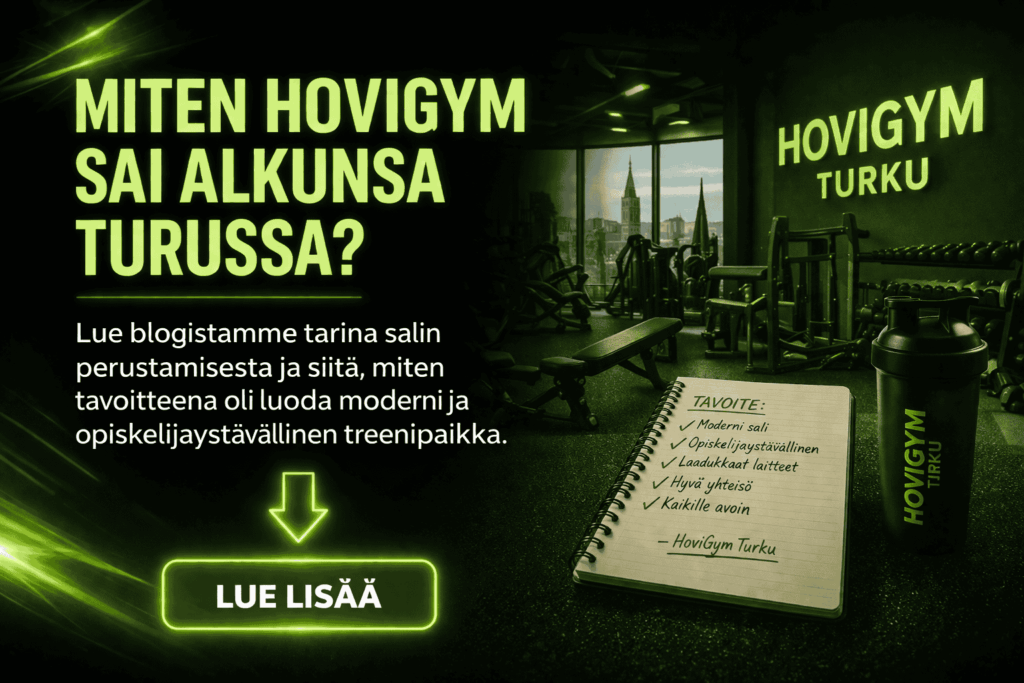 HoviGym kuntosalin perustaminen Turussa – modernin salin rakentaminen