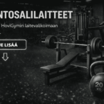 Kuntosalin penkkipunnerrus laite HoviGym Turussa – moderni gym laitevalikoima