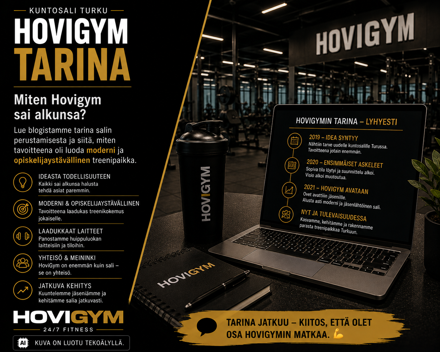 kuntosalin perustaminen Turku