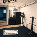 HoviGym Turku kuntosali uusi vesipiste kuntosalin puolella remontin jälkeen