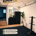 HoviGym Turku kuntosali uusi vesipiste kuntosalin puolella remontin jälkeen