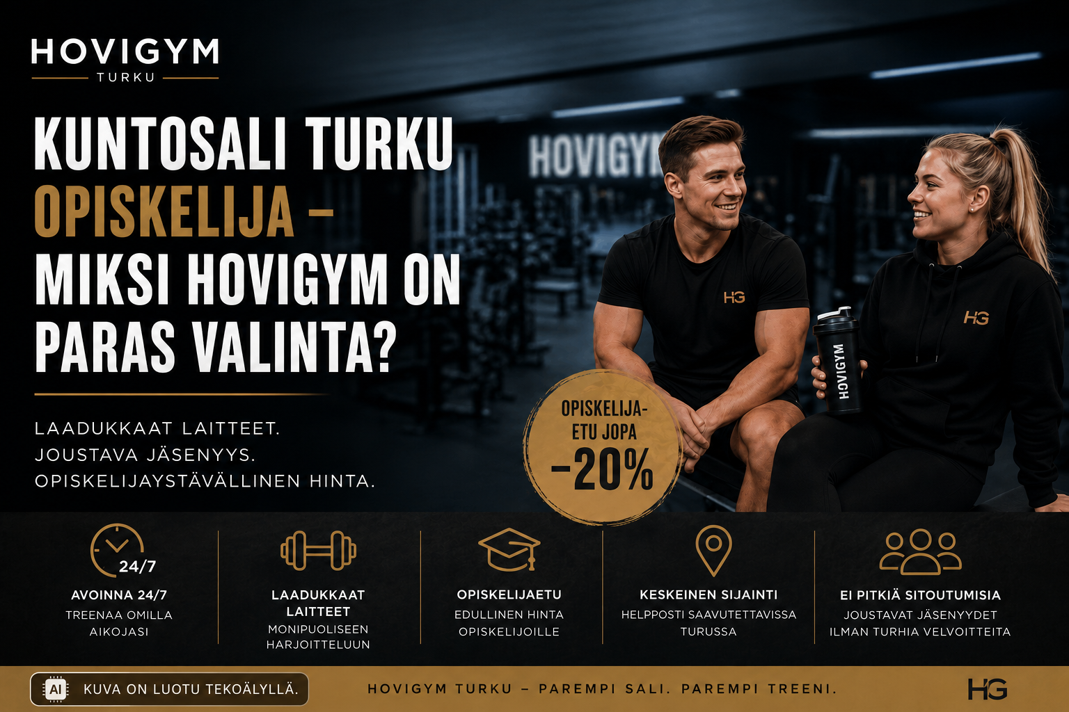 kuntosali Turku opiskelija